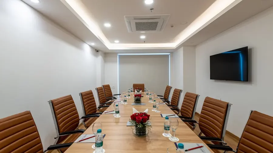 business conference room in hotel in noida