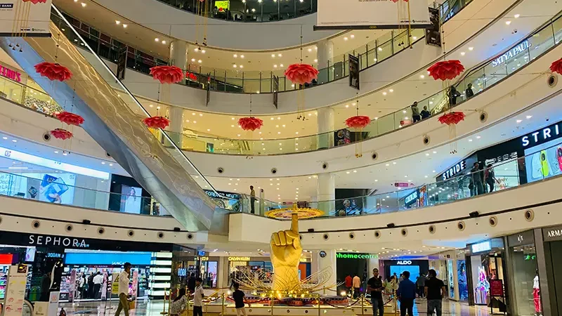 dlf mall near a hotel in noida