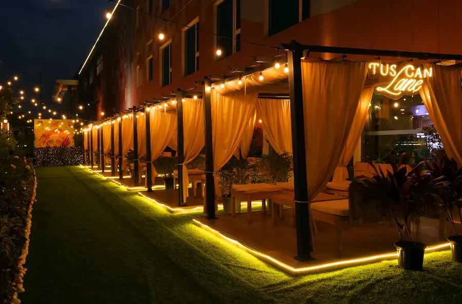 tuscan lane at a five star hotel in noida